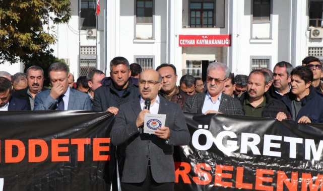Eğitim-Bir-Sen, Ceyhan’da Yaşanan Eğitimciye Şiddet Olayına Tepki Gösterdi