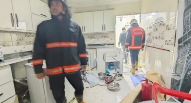 Ev Mutfağında Gaz Sıkışması Sonucu Patlama:1 Yaralı