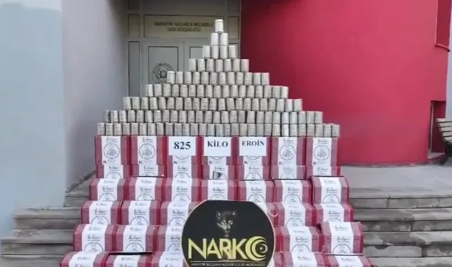 Kahve Kutularından 825 Kilogram Eroin Çıktı