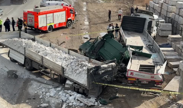Lastiği Patlayan Tır Karşı Şeride Daldı:1 Ölü