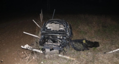 Otomobil Devrildi, Sürücü Öldü