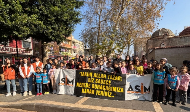 Savaşlarda Şehit Edilen Çocukların Çığlığı Adana’dan Duyuldu