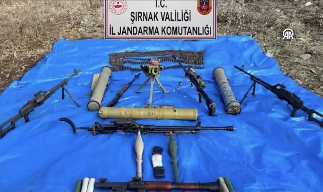 Teröristlere Ait Çok Sayıda Silah Ve Mühimmat Bulundu
