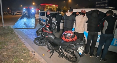 Yarış İçin Toplanan Sürücülere Polis Baskını