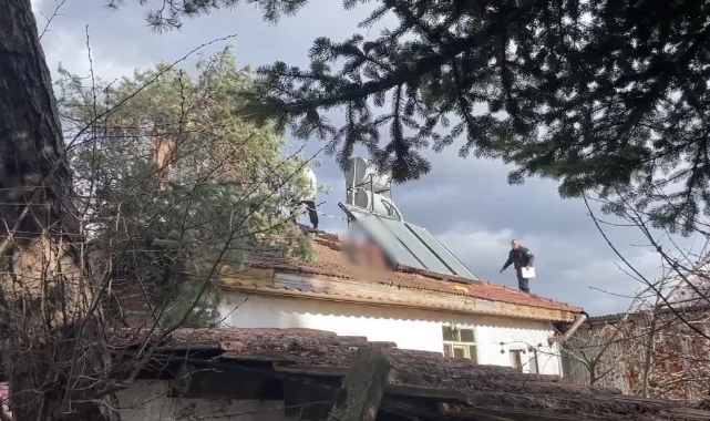 Yaşlı Adam Çatıda Ölü Bulundu