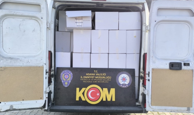 1 Milyon 800 Bin Makaron Ele Geçirildi
