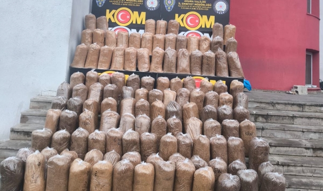 600 Kilogram Kaçak Tütün Ele Geçirildi