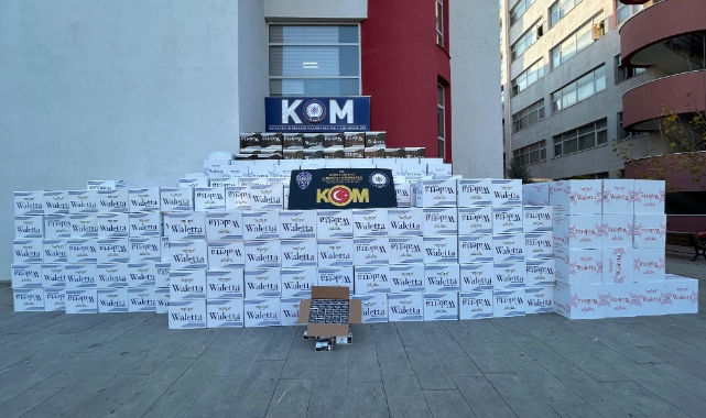 7 Milyon 50 Bin Makaron Ele Geçirildi