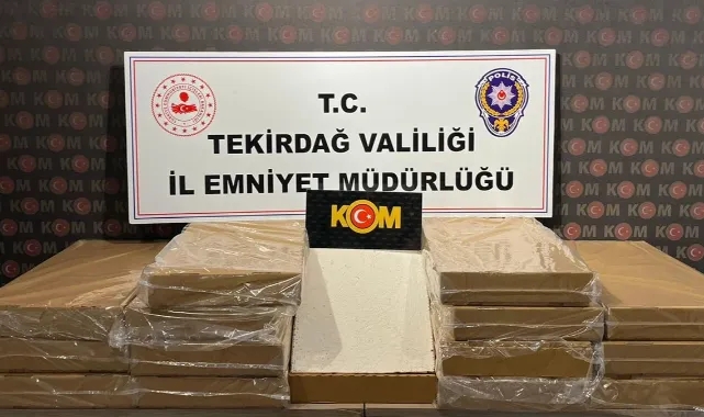 75 Bin Makaron Ele Geçirildi