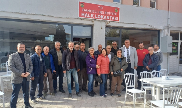 Bahçeli Kasaba Belediyesi Halk Lokantası Açtı:Öğrenciye Yemek Bedava