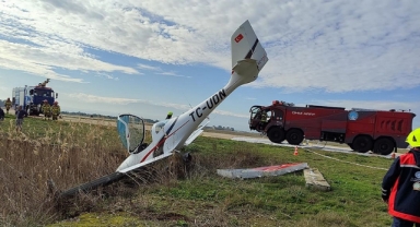 Eğitim Uçağı Düştü, Pilot Yaralandı