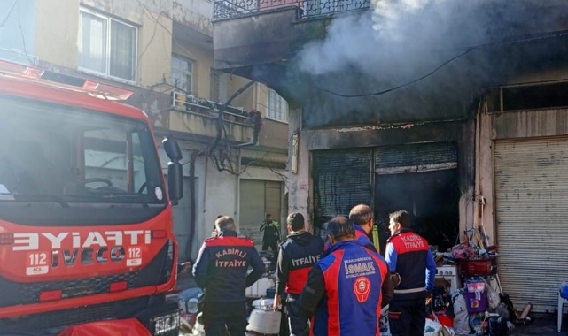 İş Yerinde Korkutan Yangın