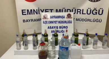 İş Yerinde Sahte İçki Üretiyormuş