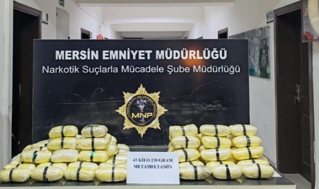 Mersin'de Dev Uyuşturucu Operasyonu