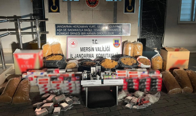 Mersin'de Kaçakçılık Operasyonu