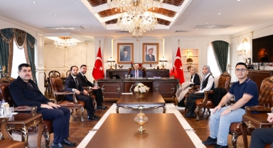 Mustafa Furkan Ürün, Gençlerle Vali Köşger’i Ziyaret Etti