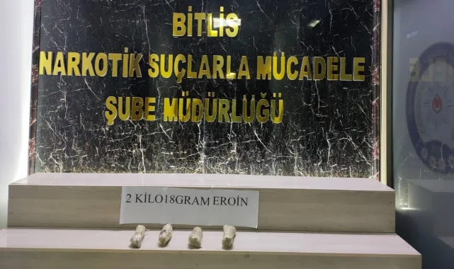 Otomobilde 2 Kilo 18 Gram Eroin Bulundu