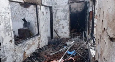 Müstakil Evde Yangın:Yaşlı Kadın Öldü