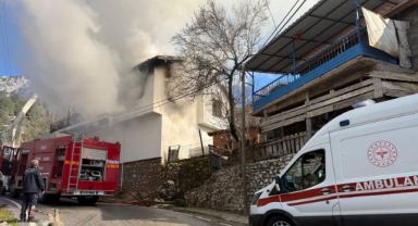 Sobadan Sıçrayan Kıvılcım Yangına Neden Oldu