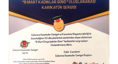 ÇGC'de Kadınlar Günü'ne Özel Karikatür Sergisi