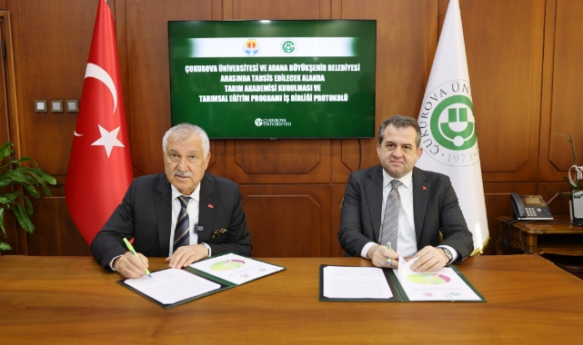 ÇÜ İle Büyükşehir İşbirliğiyle ''Adana Tarım Akademisi'' Kuruluyor