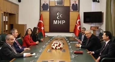 DEM Parti Heyeti, MHP Grubunu Ziyaret Etti