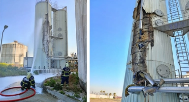 LNG Depolama Tankı Yandı