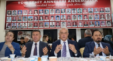 MHP İl Başkanı Yusuf Kanlı Şehit Aileleriyle İftar Yaptı