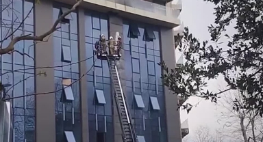 Otel İnşaatında Yangın