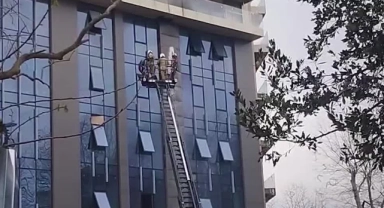 Otel İnşaatında Yangın