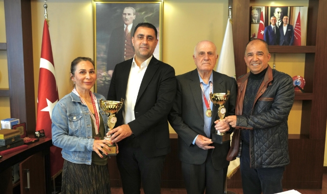 Şampiyonlardan Başkan Kozay’a Teşekkür Ziyareti