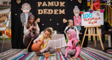 Seyhanlı Miniklerden Yaşlılar Haftası Etkinliği