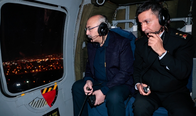Vali Köşger, Kontrol ve Denetim Çalışmalarını Havadan İnceledi