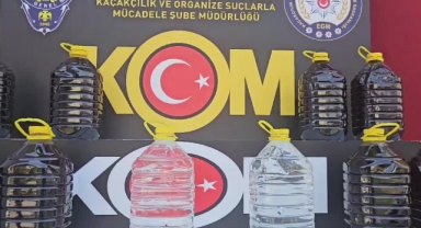 980 Litre Sahte İçki Ele Geçirildi