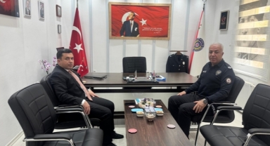 Çatlı'dan Bozyazı Emniyet Müdürü Paşaoğlu'na Ziyaret