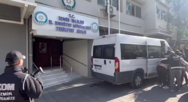 İzmir'de Suç Örgütü Operasyonu:5 Tutuklama