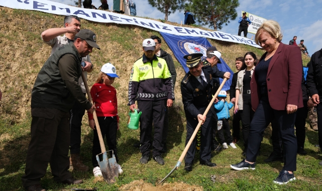 Polis Haftası Kapsamında Fidan Dikildi