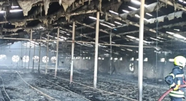 Tavuk Çiftliğinde Yangın Çıktı