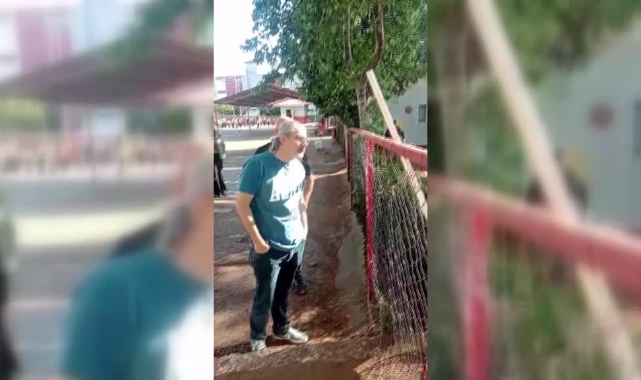 Tel Örgüye Takılan Kediyi İtfaiye Kurtardı