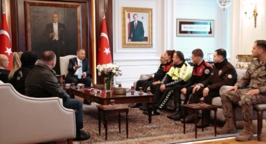 Yerlikaya, Türk Polis Teşkilatı Heyetini Kabul Etti