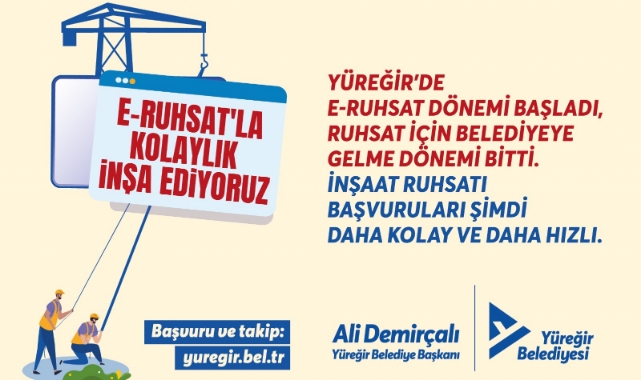 Yüreğir’de Elektronik İmzalı E-Ruhsat Dönemi Başladı