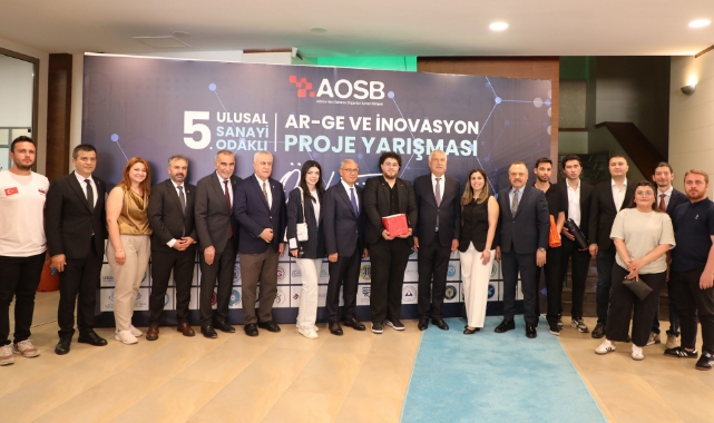 AOSB 5. Ulusal Ar-Ge ve İnovasyon Yarışması Ödülleri Sahiplerini Buldu