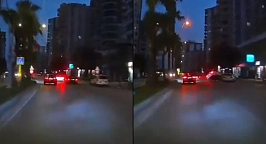 Makas Attığı Otomobile Arkadan Çarptı