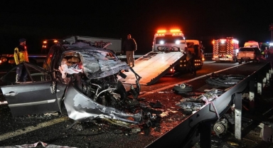 Otoyolda Feci Kaza:4 Ölü