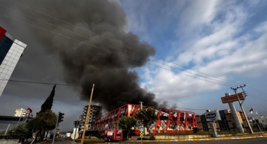 Ses ve Görüntü Sistemleri Üretilen Fabrikada Yangın