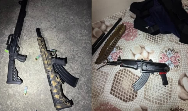 Silah,Patlayıcı ve Etil Alkol Ele Geçirildi:2 Tutuklama