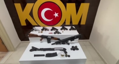 11 Ruhsatsız Silah Ele Geçirildi