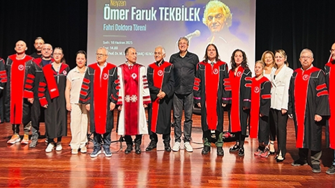 Tekbilek’e 2'inci Kez Fahri Doktora Ünvanı
