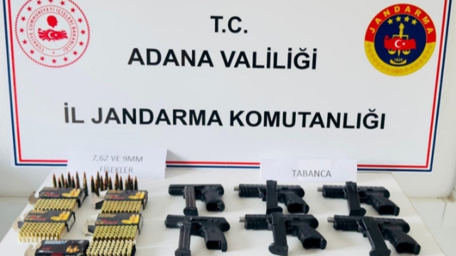 Eve Baskın:6 Tabanca Ele Geçirildi