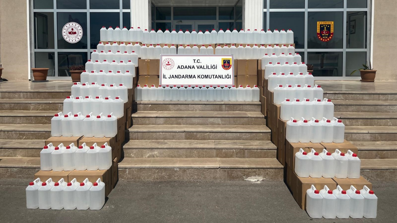 3 Bin Litre Etil Alkol Ele Geçirildi